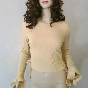 TEE RIBBED CROP